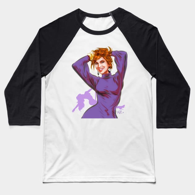 Jennifer Lopez - An illustration by Paul Cemmick Baseball T-Shirt by PLAYDIGITAL2020